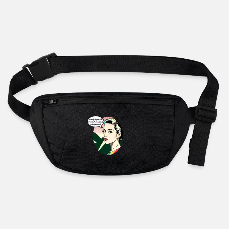 La beauté commence au moment où vous décidez d’être vous-même Sac banane recyclé Stanley/Stella
