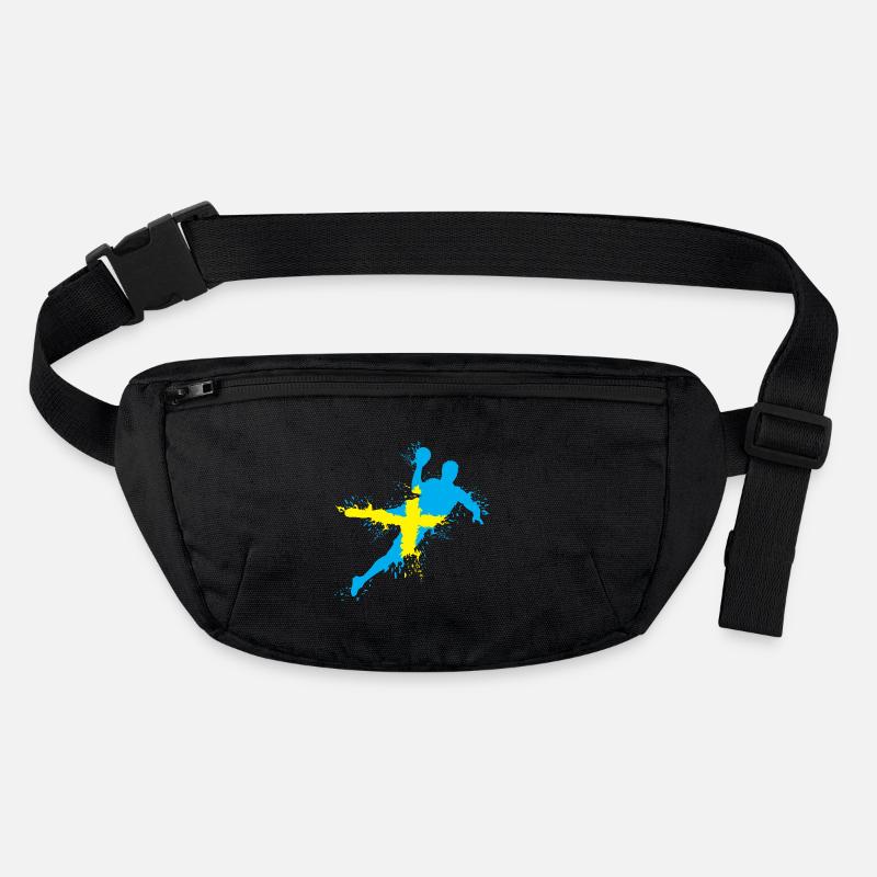 Équipe de handball Suède Lancer Explosion EC Logo icône Sac banane recyclé Stanley/Stella