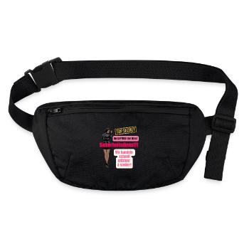JGA - Stanley/Stella recycelte Gürteltasche - Schwarz - Vorne