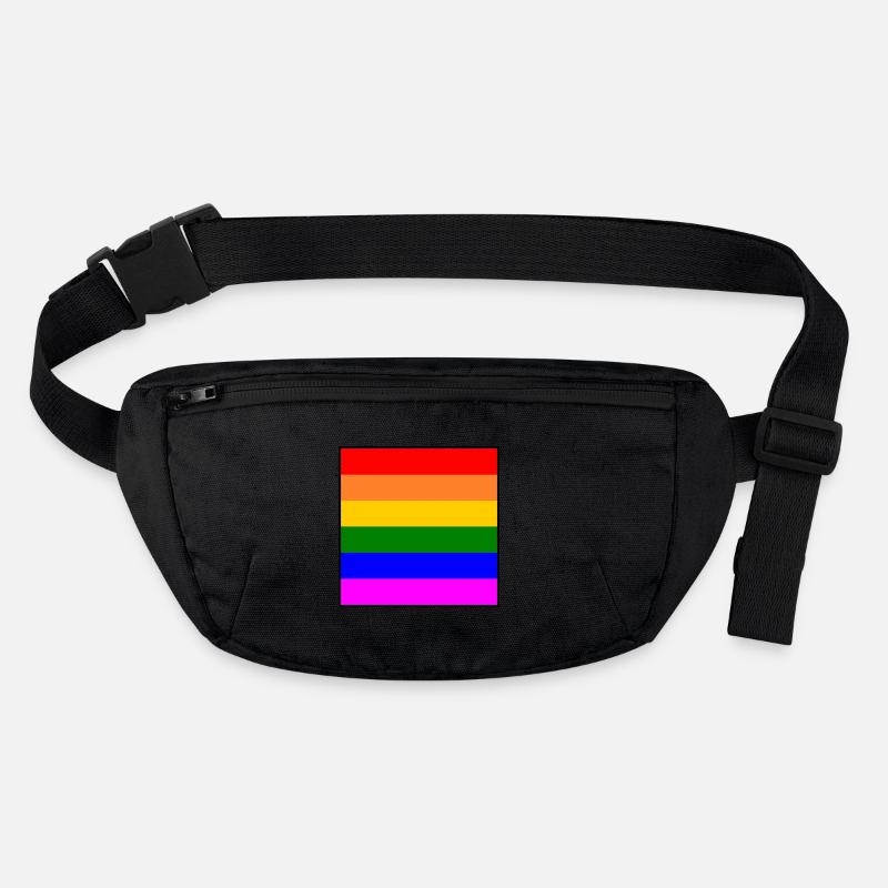 Drapeau arc-en-ciel Drapeau LGBT arc-en-ciel Sac banane recyclé Stanley/Stella