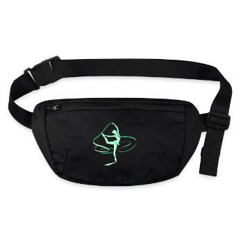 Dance - Stanley/Stella recycelte Gürteltasche - Schwarz - Vorne