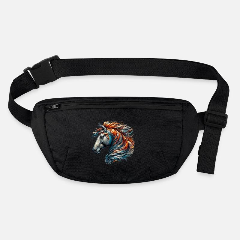 Pferd Stanley/Stella recycelte Gürteltasche