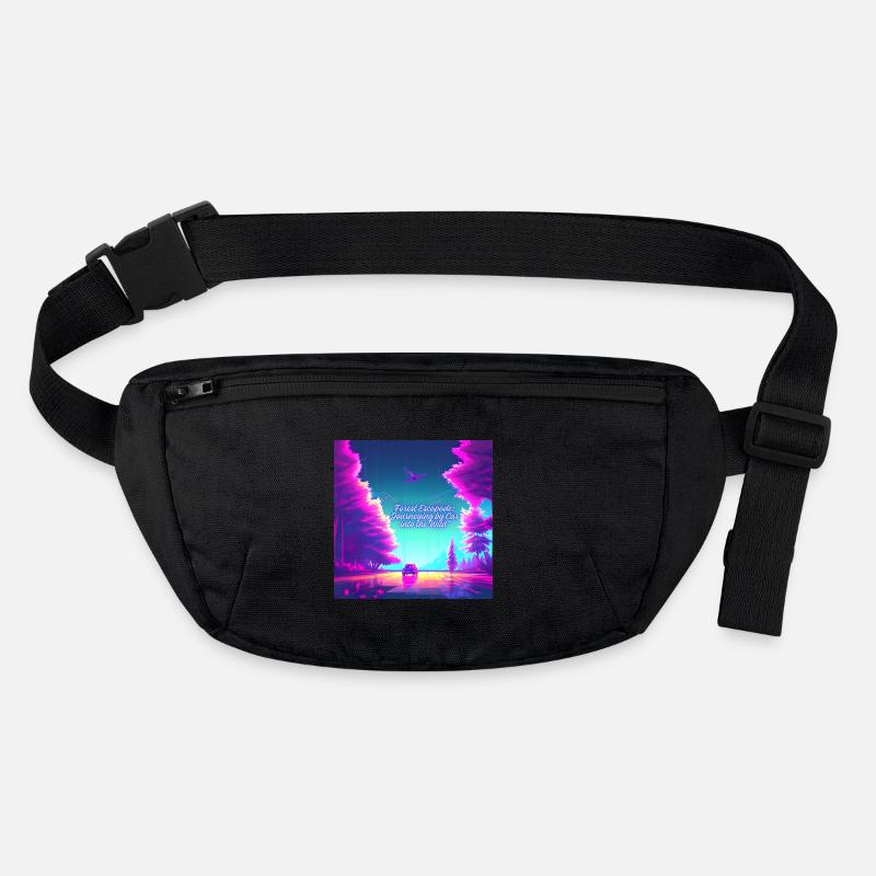 Full-day getaway in a wild forest car Stanley/Stella recycled Hip Bag 