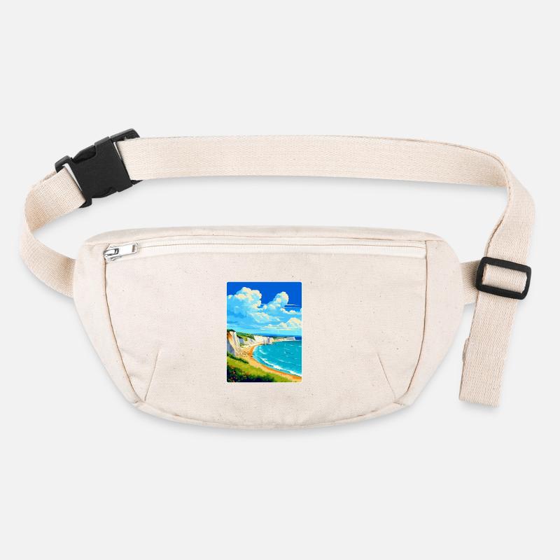 Affiche de voyage vintage de l’île de Wight WPA Souvenir Sac banane recyclé Stanley/Stella