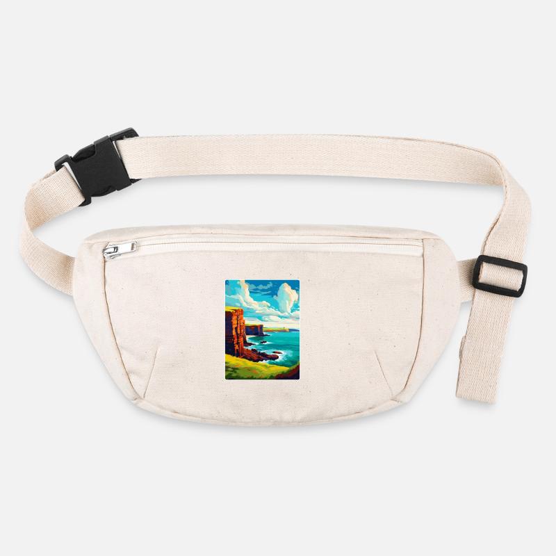 Îles Orcades Écosse Royaume-Uni Affiche de voyage souvenir Sac banane recyclé Stanley/Stella