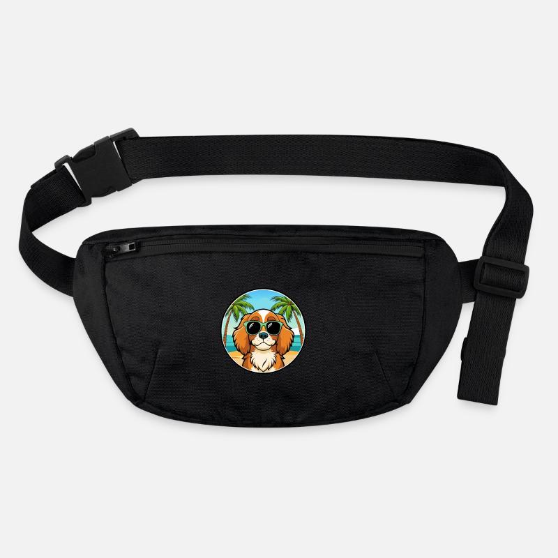 Cavalier King Charles Spaniel Race Chien Dessin animé Sac banane recyclé Stanley/Stella