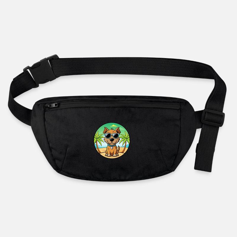 Teddy Roosevelt Terrier Hunderasse Cartoon Strand Stanley/Stella recycelte Gürteltasche