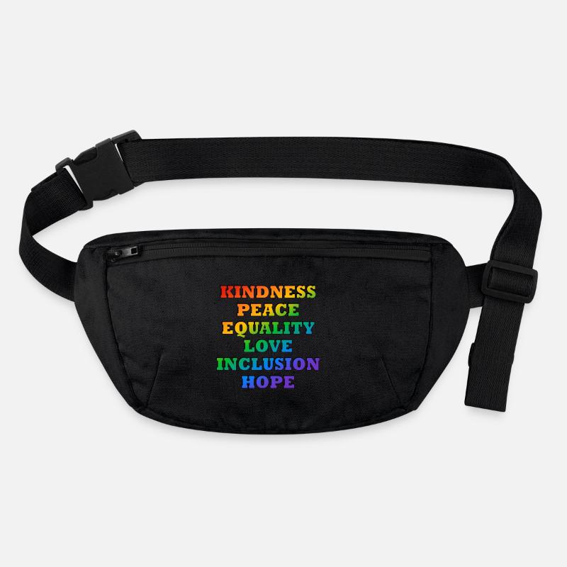 LGBTQ pride values Stanley/Stella recycled Hip Bag 