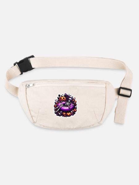 Halloween Chillin - Stanley/Stella recycled Hip Bag - natural - Front