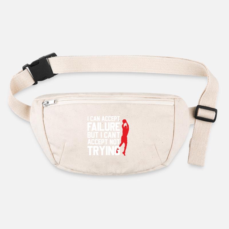 Design de basket-ball cool avec un dicton motivant Sac banane recyclé Stanley/Stella