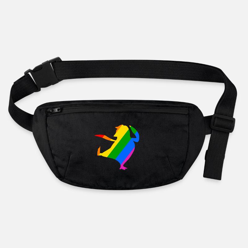 Rainbow Penguin fait du karaté Sac banane recyclé Stanley/Stella