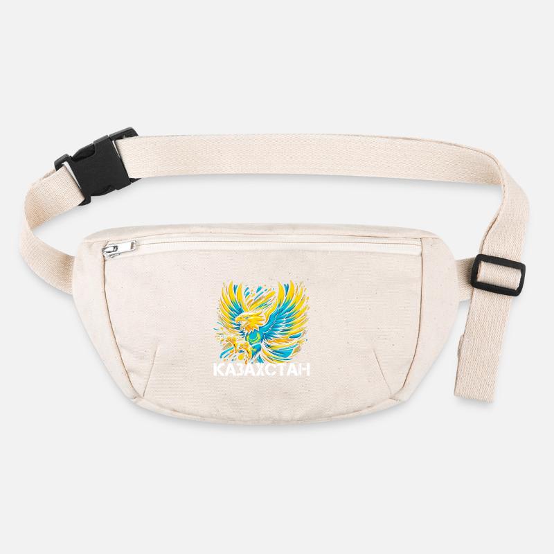 Kazakhstan Eagle Flag Flag Cyrillic Gift Stanley/Stella recycled Hip Bag 