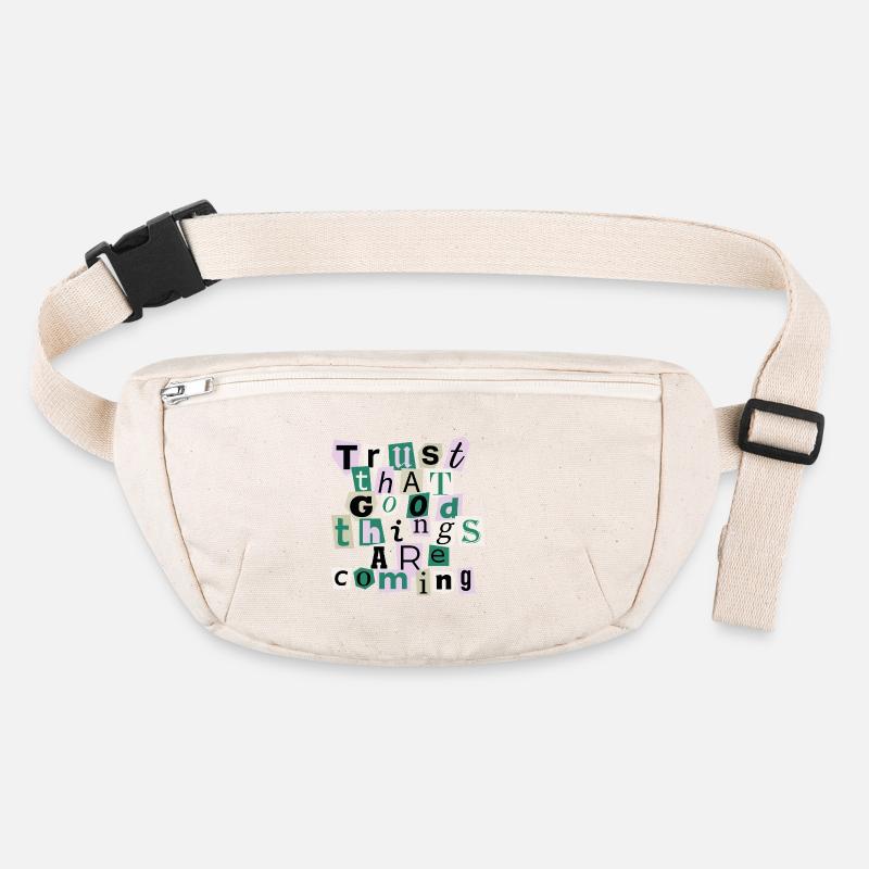 Good Things Are Coming – Positives Design Stanley/Stella recycelte Gürteltasche