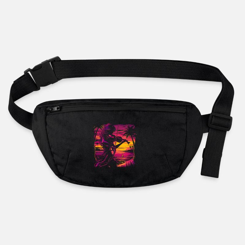 Violinist Synthwave Stanley/Stella recycled Hip Bag 