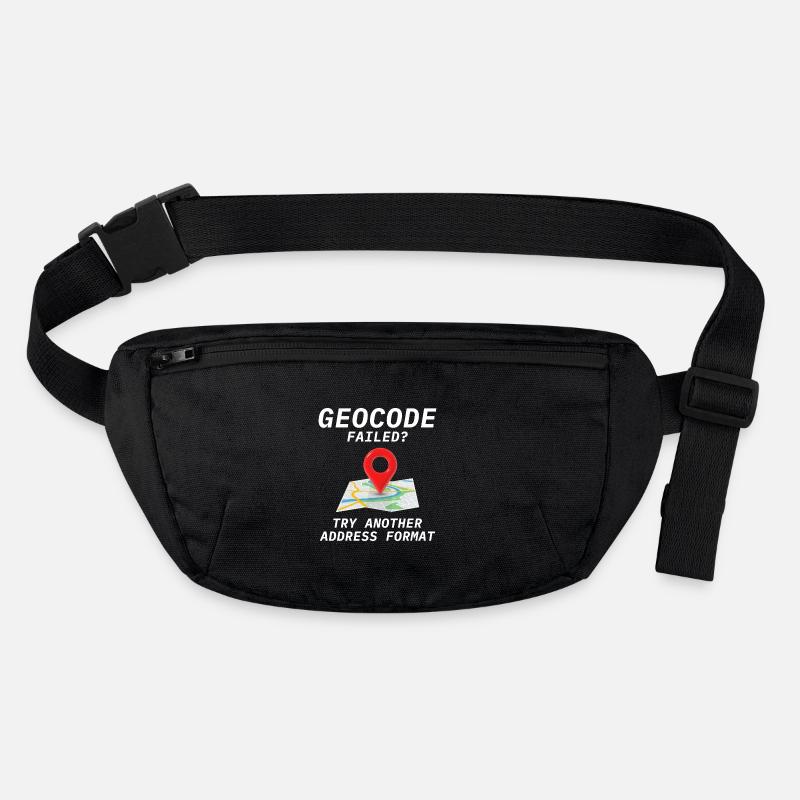 Géocodage Échec Adresse Format SIG Humour Sac banane recyclé Stanley/Stella
