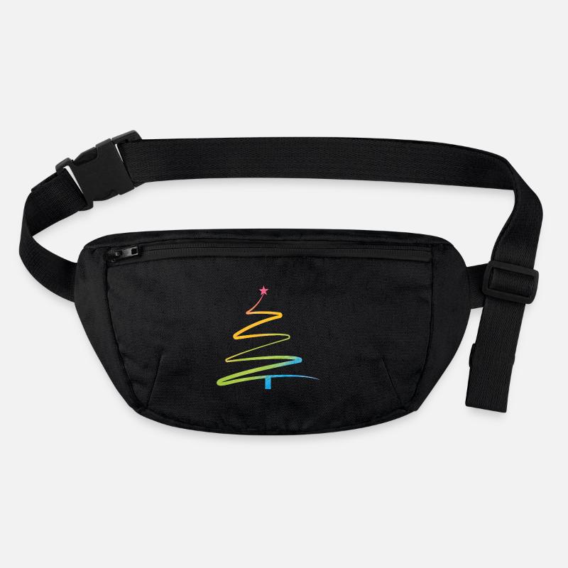 Arbre de Noël en spirale arc-en-ciel Sac banane recyclé Stanley/Stella