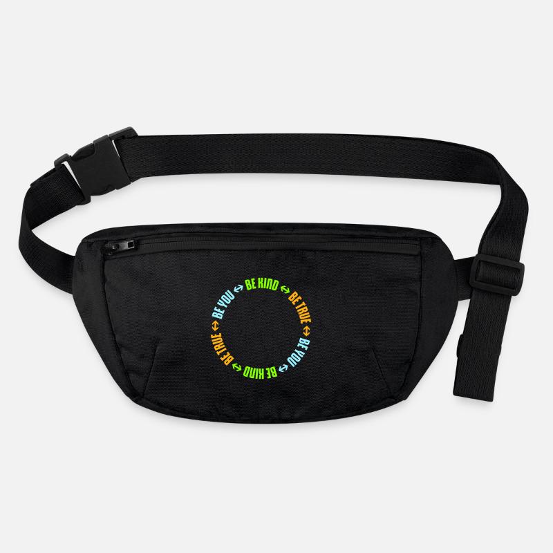 Be Kind Be True Be You Inspirierend Selbstliebe Stanley/Stella recycelte Gürteltasche