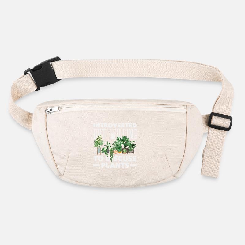 Introvert Discuss Plants Funny Stanley/Stella recycled Hip Bag 