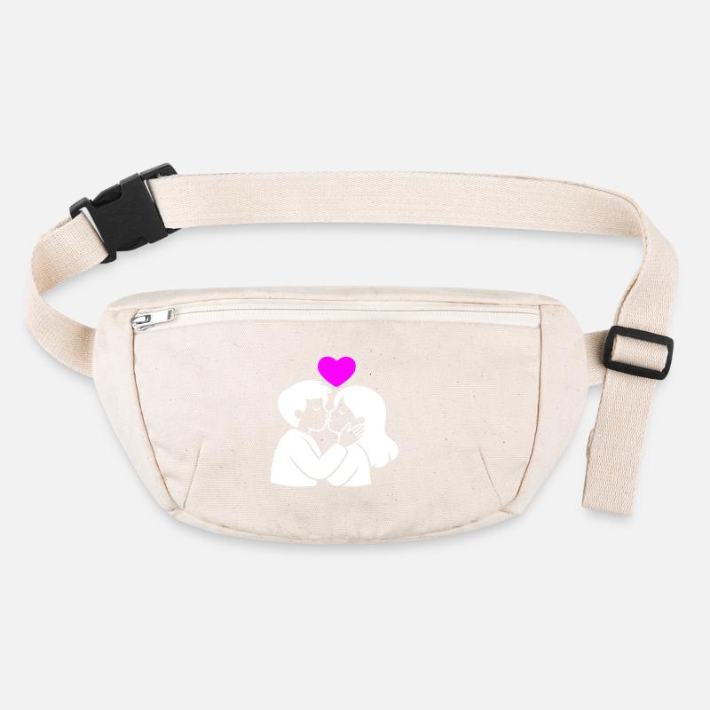 Amour du cœur du couple Sac banane recyclé Stanley/Stella