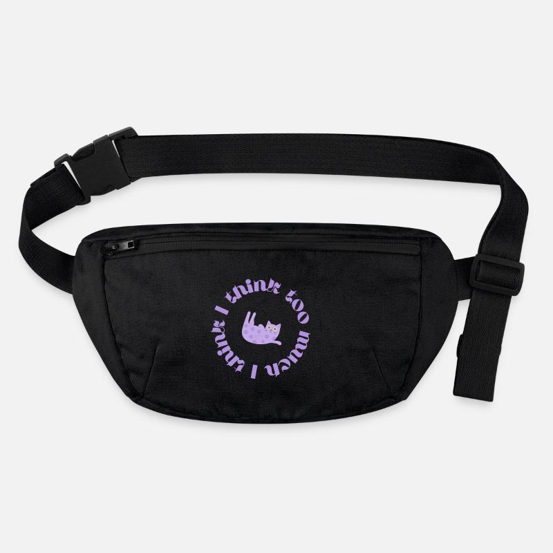 Je pense trop #2 Sac banane recyclé Stanley/Stella