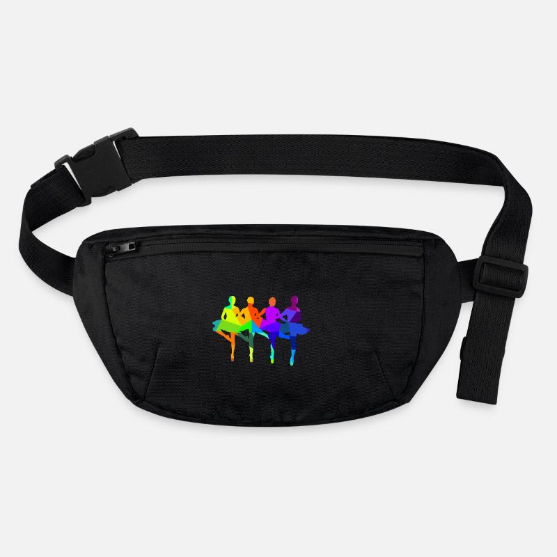 Ballet Dancing Rainbow Polygon Sports Stanley/Stella recycled Hip Bag 