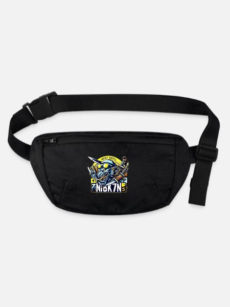 BEAST - Stanley/Stella recycelte Gürteltasche - Schwarz - Vorne