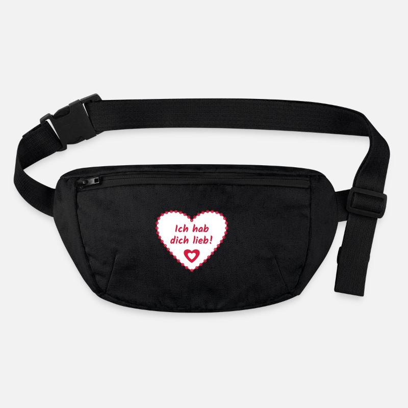 Coeur en glaçage Sac banane recyclé Stanley/Stella
