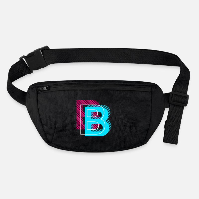 Initial letter B Stanley/Stella recycled Hip Bag 