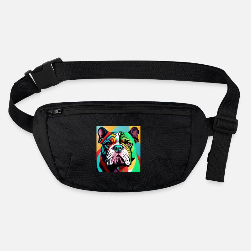 Bulldog Dog Stanley/Stella recycled Hip Bag 