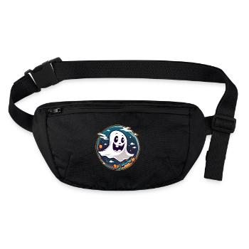 Mignon petit croquemitaine - Sac banane recyclé Stanley/Stella - noir - Devant
