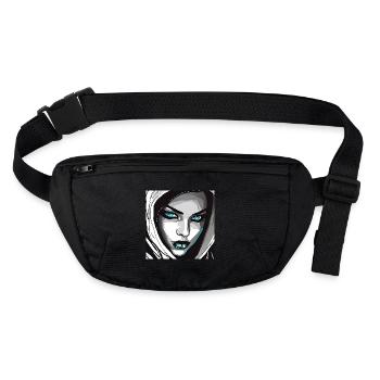 Fille Fantastique Cool - Sac banane recyclé Stanley/Stella - noir - Devant
