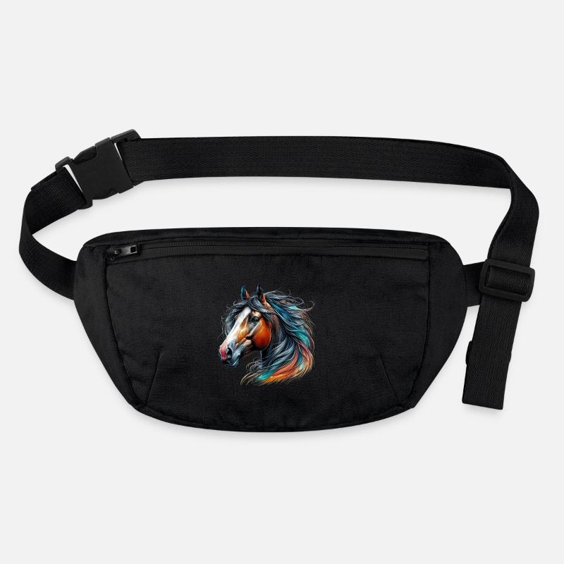 Pferd Stanley/Stella recycelte Gürteltasche