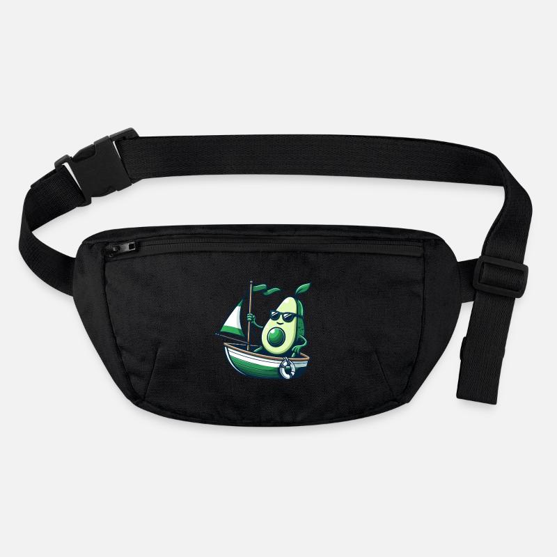Cool summer sailing dinghy with avocado Stanley/Stella recycled Hip Bag 