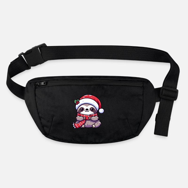 Süßes Faultier Chibi Weihnachten Mops Cartoon Stanley/Stella recycelte Gürteltasche