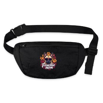 Frenchie Mom - Sac banane recyclé Stanley/Stella - noir - Devant