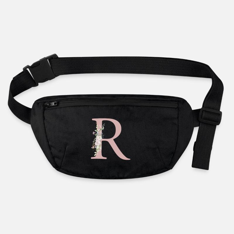 R Monogram, Floral, Personalizable Stanley/Stella recycled Hip Bag 