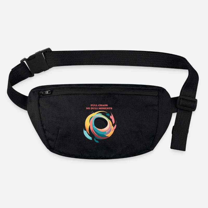 Spirale abstraite du chaos Sac banane recyclé Stanley/Stella