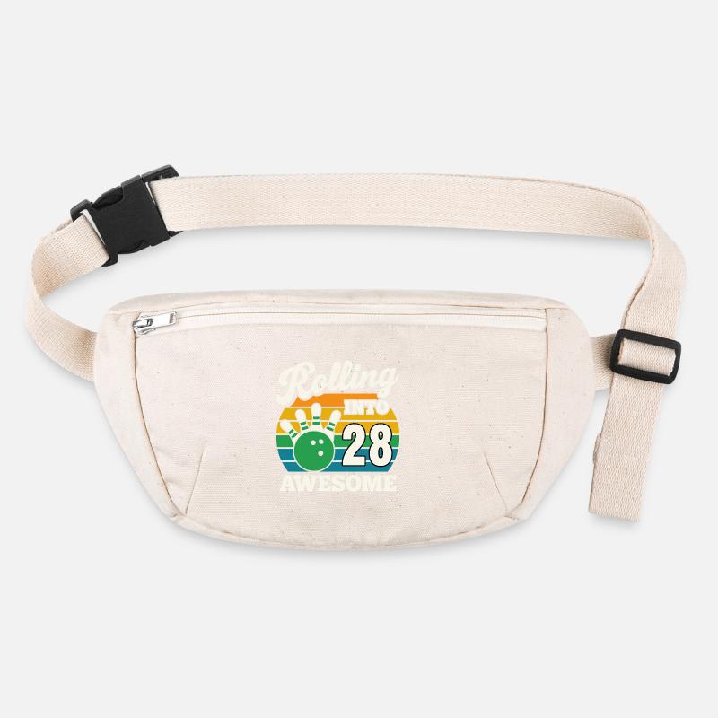 Bowling 28th Birthday Celebration Graphic Stanley/Stella recycled Hip Bag 