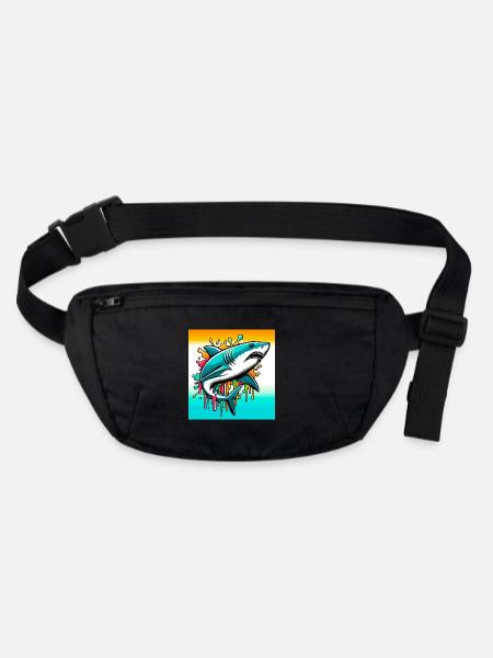 Hai - Stanley/Stella recycelte Gürteltasche - Schwarz - Vorne