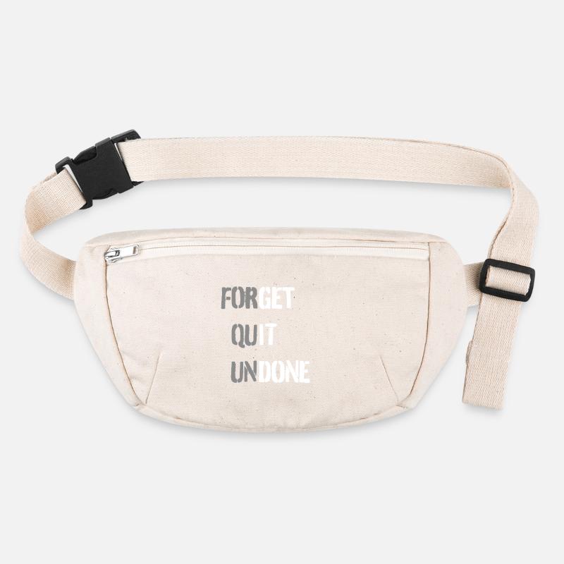 Get it done – motivational slogan positive bold Stanley/Stella recycled Hip Bag 