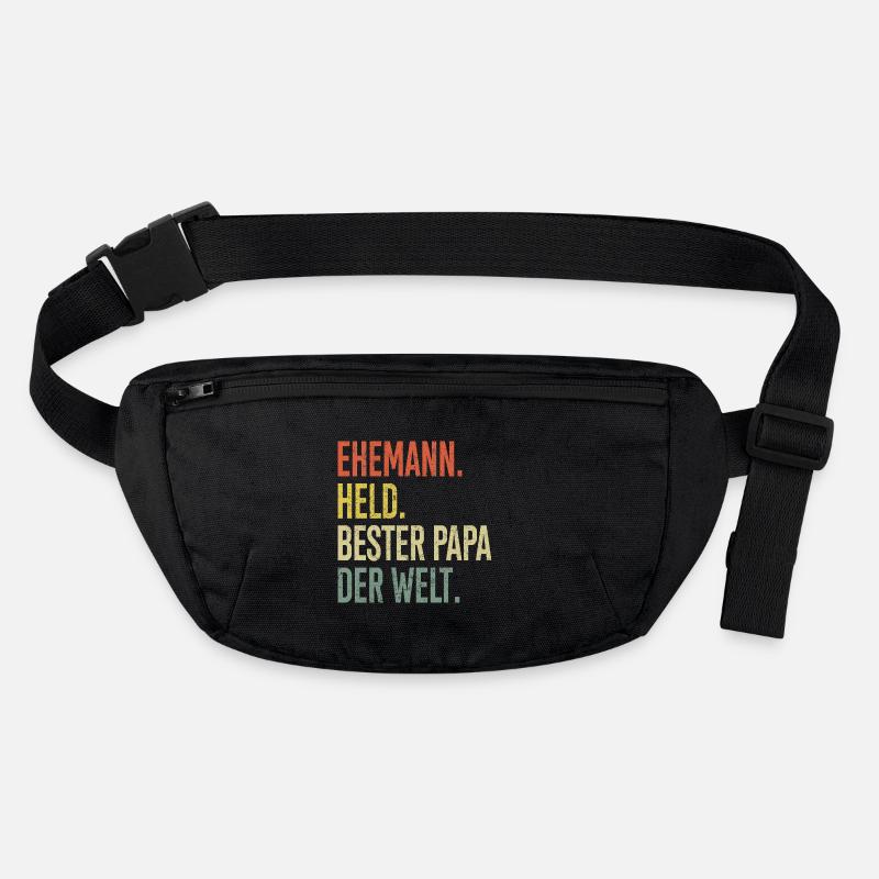Hero Dad Best Husband Stanley/Stella recycled Hip Bag 