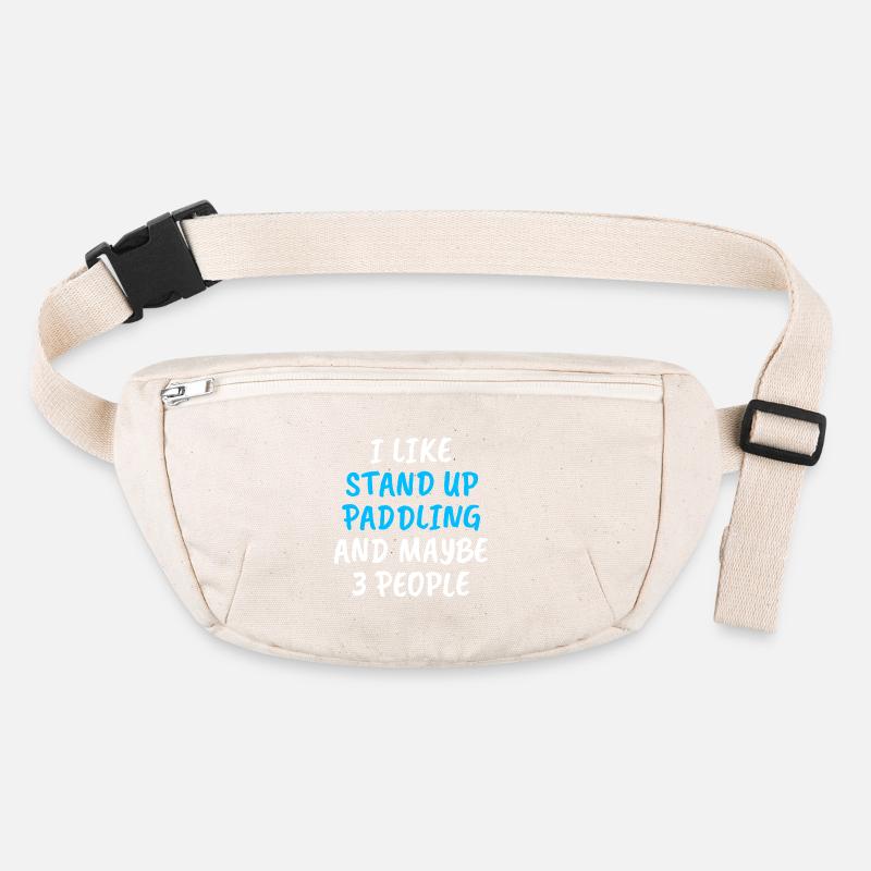 J’aime le paddle debout et peut-être 3 personnes Sac banane recyclé Stanley/Stella