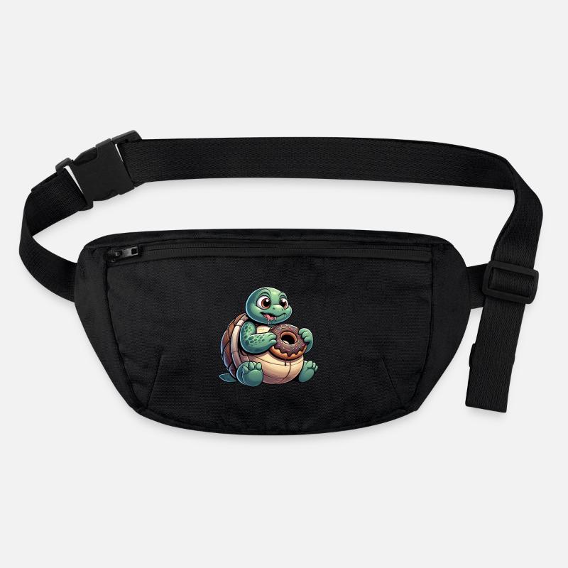 Tortue de dessin animé potelée en look beignet Sac banane recyclé Stanley/Stella