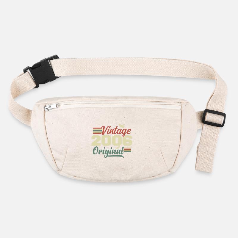 Vintage 2006 Retro Anniversary Gift Stanley/Stella recycled Hip Bag 