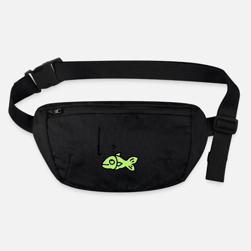 Fish fish hook Stanley/Stella recycled Hip Bag 