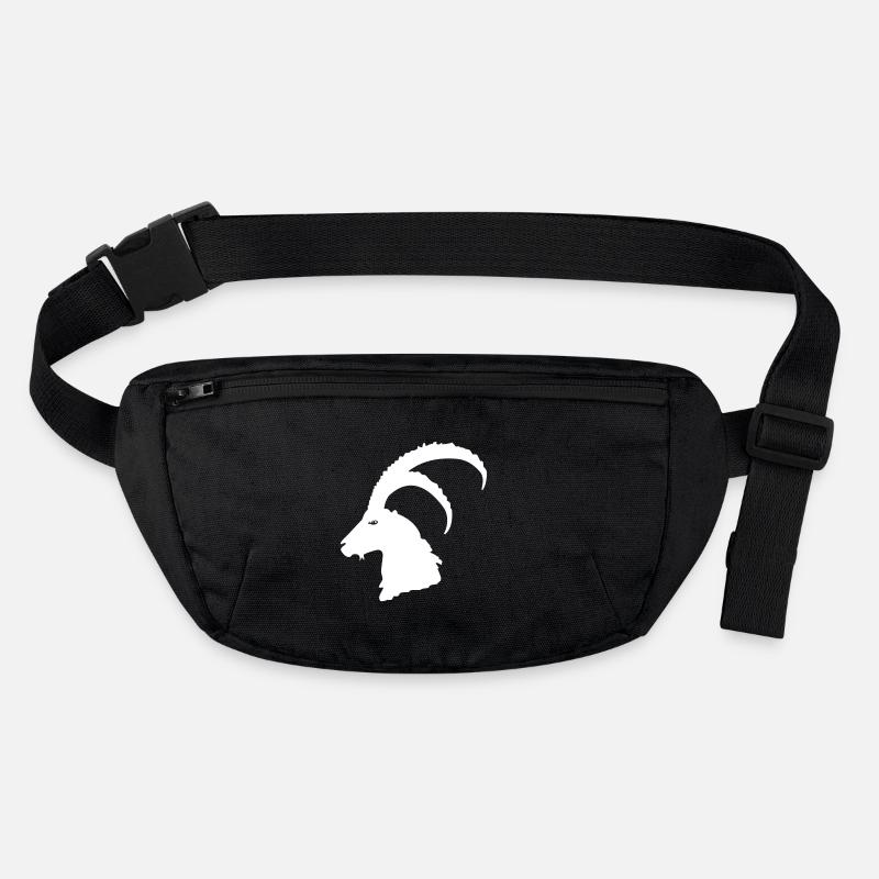 Steinbock - Sac banane recyclé Stanley/Stella - noir