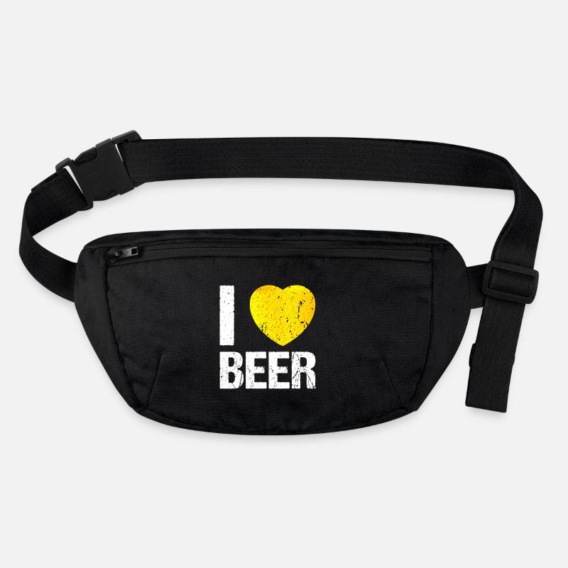 I love Beer Bier Stanley/Stella recycelte Gürteltasche