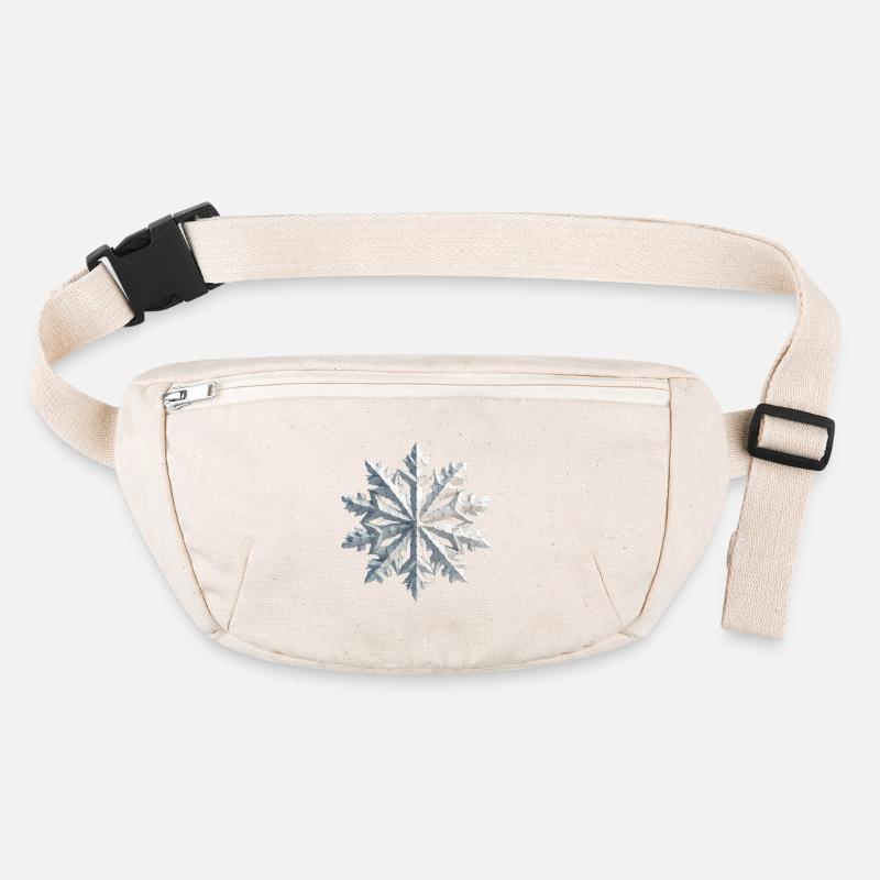 Polygone de flocon de neige (ancien) Sac banane recyclé Stanley/Stella
