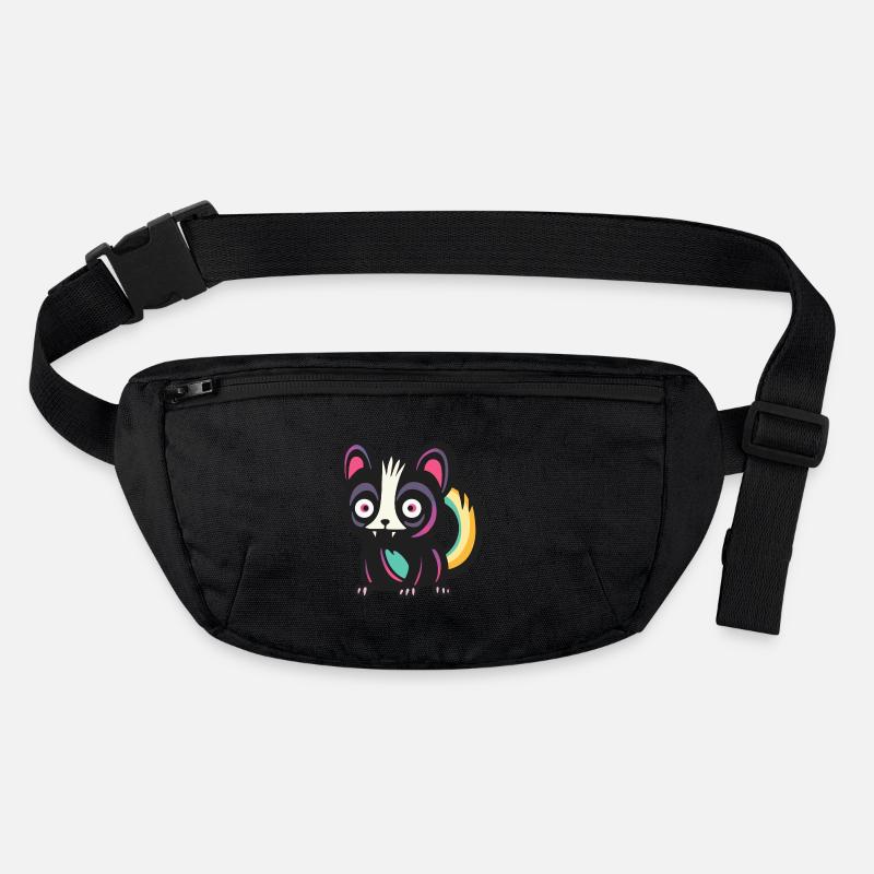 Skunk Halloween Comic Funny Stanley/Stella recycled Hip Bag 