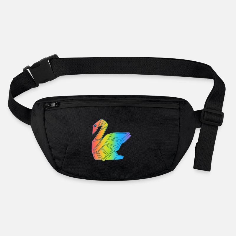 Regenbogen-Schwan Stanley/Stella recycelte Gürteltasche